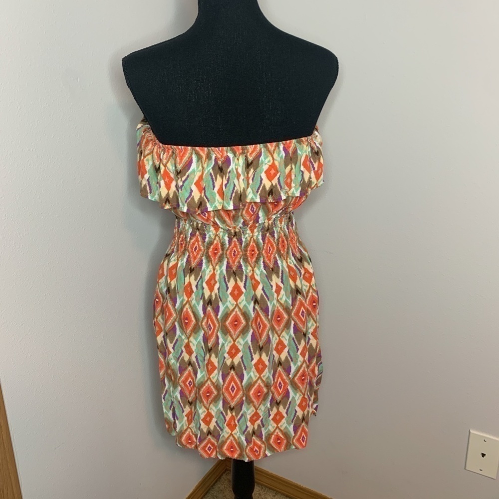 579 Sleeveless Multi-Color Dress - Picture 5 of 7